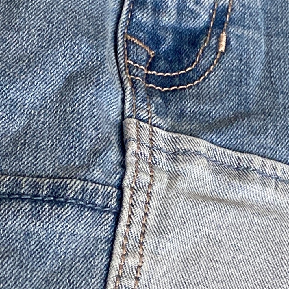 Patchwork denim skirt - Picture 4 of 9